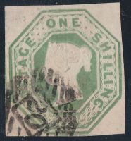 1/- Embossed fine used